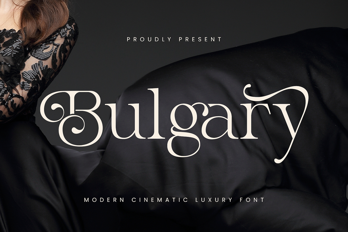 Stylish Logo Font - Bulgary, a Serif Font by Umitype (Photo 1 of 8)