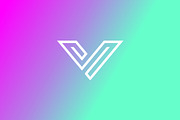 Modern V Letter Logo Template, a Branding & Logo Template by MenkType Studio (Thumbnail 3 of 3)