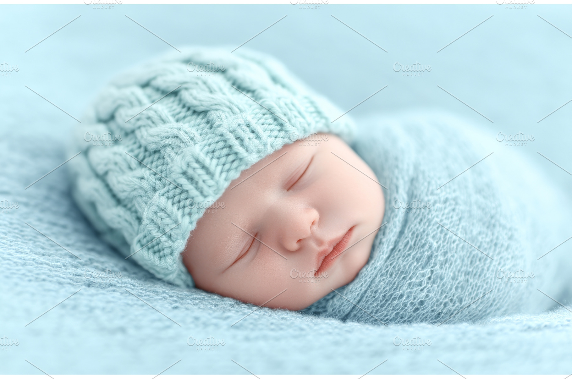 A close-up of a beautiful newborn, a Beauty & Fashion Photo by ZinetroN
