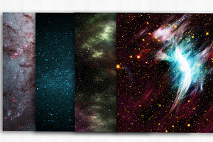 Space Background Digital Paper