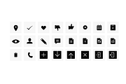 Icons, menu, like, doc, edit, user, an Icon by Samoylov (Thumbnail 2 of 2)