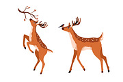 Cute deer childish cartoon set, an Animal Illustration by Good Studio (Thumbnail 2 of 7)
