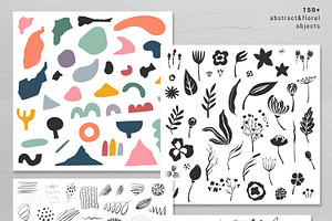 Abstract Floral Vector Set