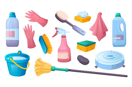 Cleaning Supplies Set