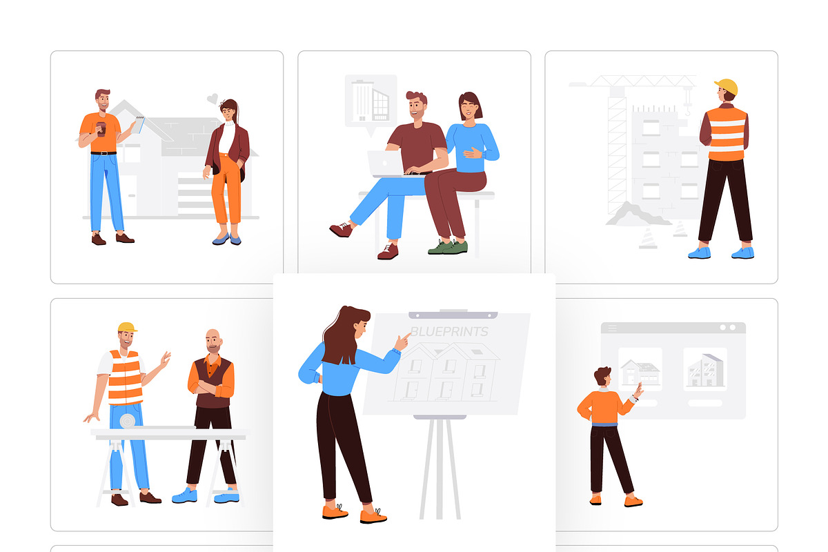 Real Estate Flat Illustrations, a Person Illustration by Vectors Market (Photo 7 of 8)