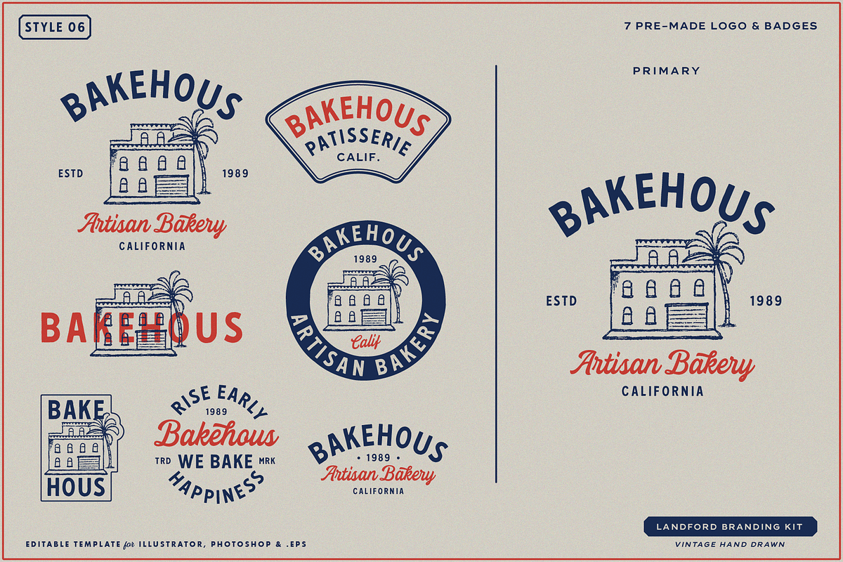 Landford Branding Kit, a Branding & Logo Template by Refolve Design (Photo 12 of 25)