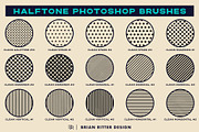 Halftone Photoshop Brushes, a Brush Add-On by Brian Ritter Design (Thumbnail 8 of 9)