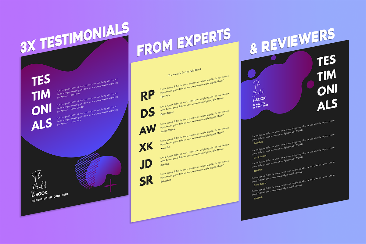 Canva Bold Ebook Template, a Templates & Theme by ZohairKhanLtd (Photo 4 of 9)