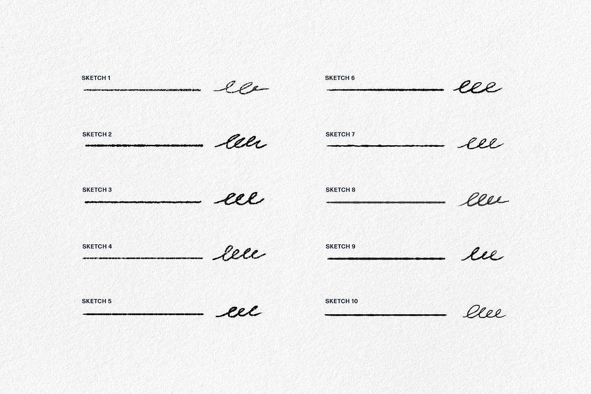 Sketch Brushes for Procreate, a Brush Add-On by pixelbuddha.net (Photo 2 of 5)