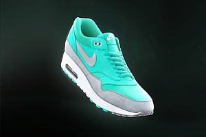 NIKE AIRMAX 1 SNEAKERS Low-poly