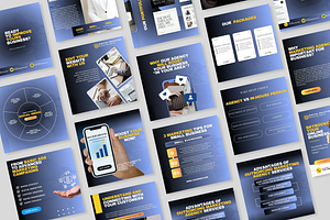 Marketing canva template instagram
