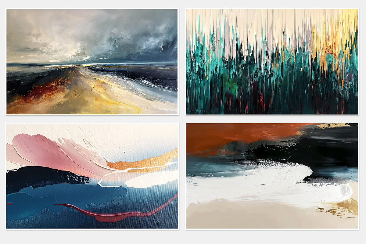 Abstract oil painting background, a Wallpaper Graphic by DamonYang's shop (Photo 7 of 7)
