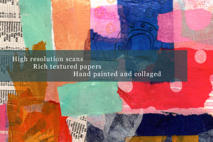 Mixed Media Papers: Abstract Papers