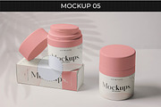 Cosmetic Jar & Box Packaging Mockup, a Packaging Mockup by Assyat (Thumbnail 15 of 22)