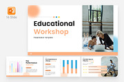 Modern Educational Workshop Template, a Presentation Template by Eklip Studio (Thumbnail 1 of 6)