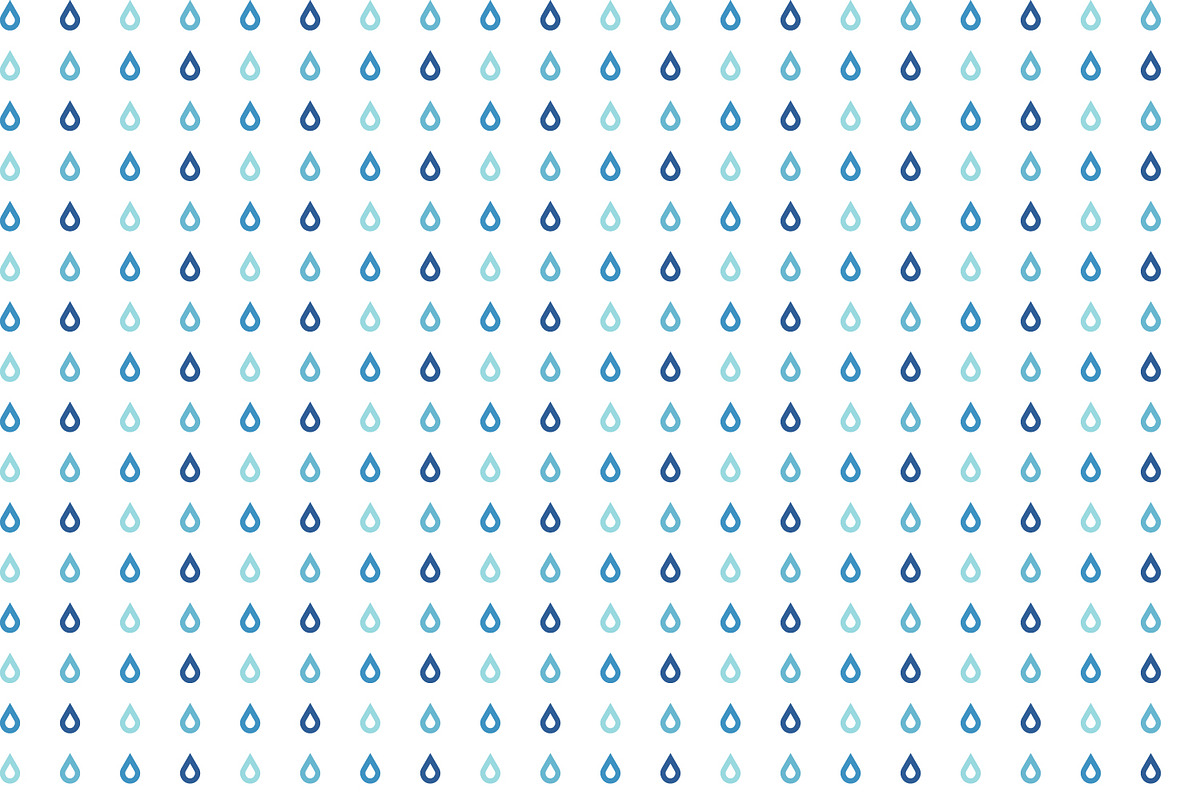 Blue Droplet Pattern Background, a Pattern Graphic by Pray Art Design Studio