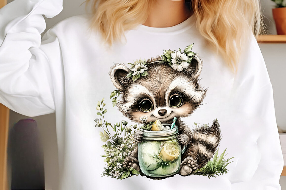 Summer Woodland Animals Clipart, an Illustration by SinaCreation (Photo 4 of 9)