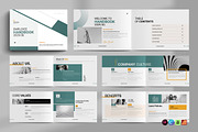 Employee Handbook Template Landscape, a Brochure Template by NorthPeak (Thumbnail 1 of 11)