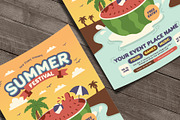 Summer Festival Flyer Template, a Flyer Template by Huge Dream Studio (Thumbnail 2 of 5)
