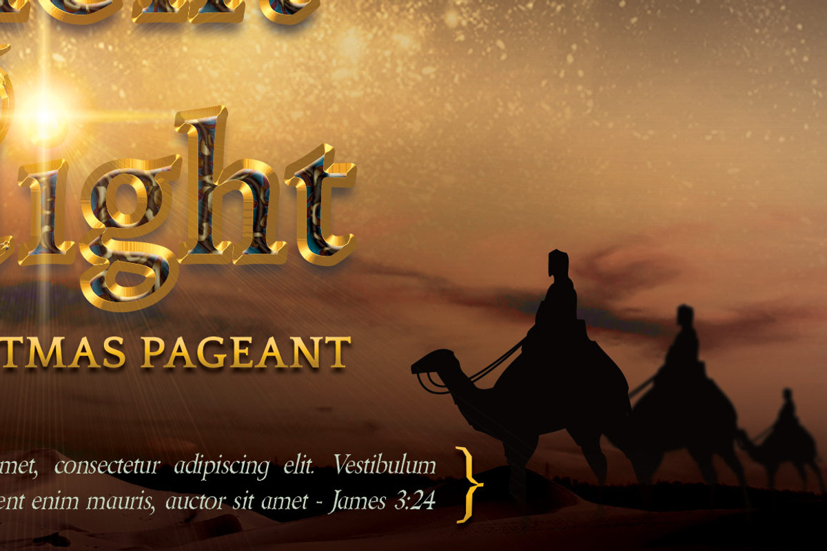 Silent Night Postcard Template, a Flyer Template by Godserv Designs (Photo 9 of 10)