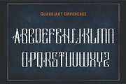 Guardiart, a Blackletter Font by Qiwbrother Studio (Thumbnail 3 of 7)