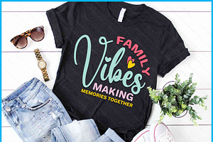 Family Vibes Reunion Vacation SVG, an Object Graphic by Creativeusart