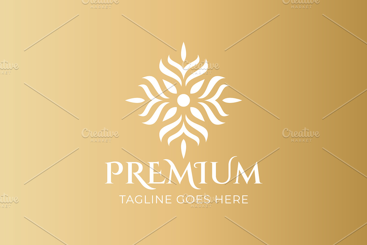 Premium Gold Floral Ornament Logo, a Branding & Logo Template by Signatoro (Photo 3 of 3)