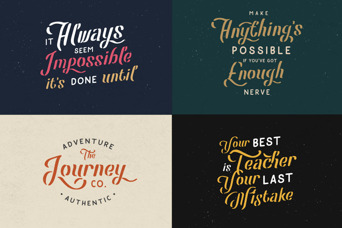 Leatherhand Stencil Fontduo, a Sans Serif Font by Anxiety Studio (Photo 15 of 16)