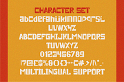 Retrocube Retro Square Display Font, a Font by PutraCetol Studio (Thumbnail 5 of 5)