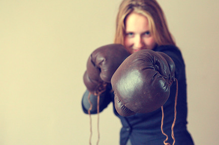 Boxing girl