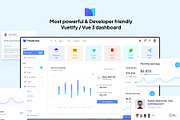 Modernize Vuejs Admin Dashboard, a Vue Template by AdminMart (Thumbnail 2 of 15)