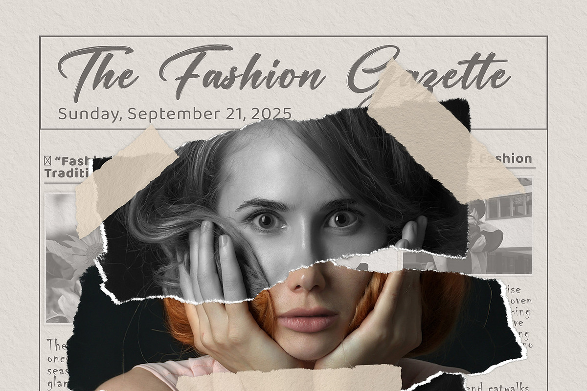 Torn Paper Cut Photo Template, an Action Add-On by MRI STUDIO (Photo 28 of 34)