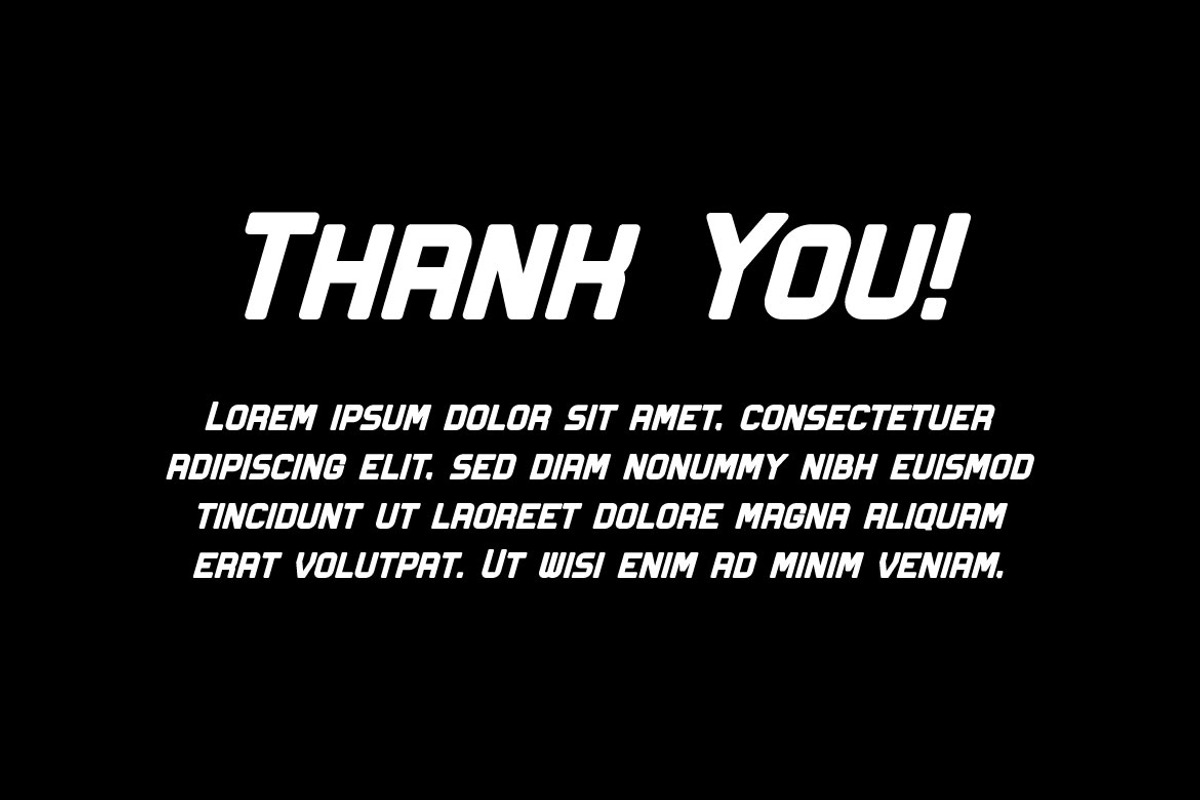 Rockar - Automotive Display Font, a Font by Mightyfire (Photo 3 of 3)