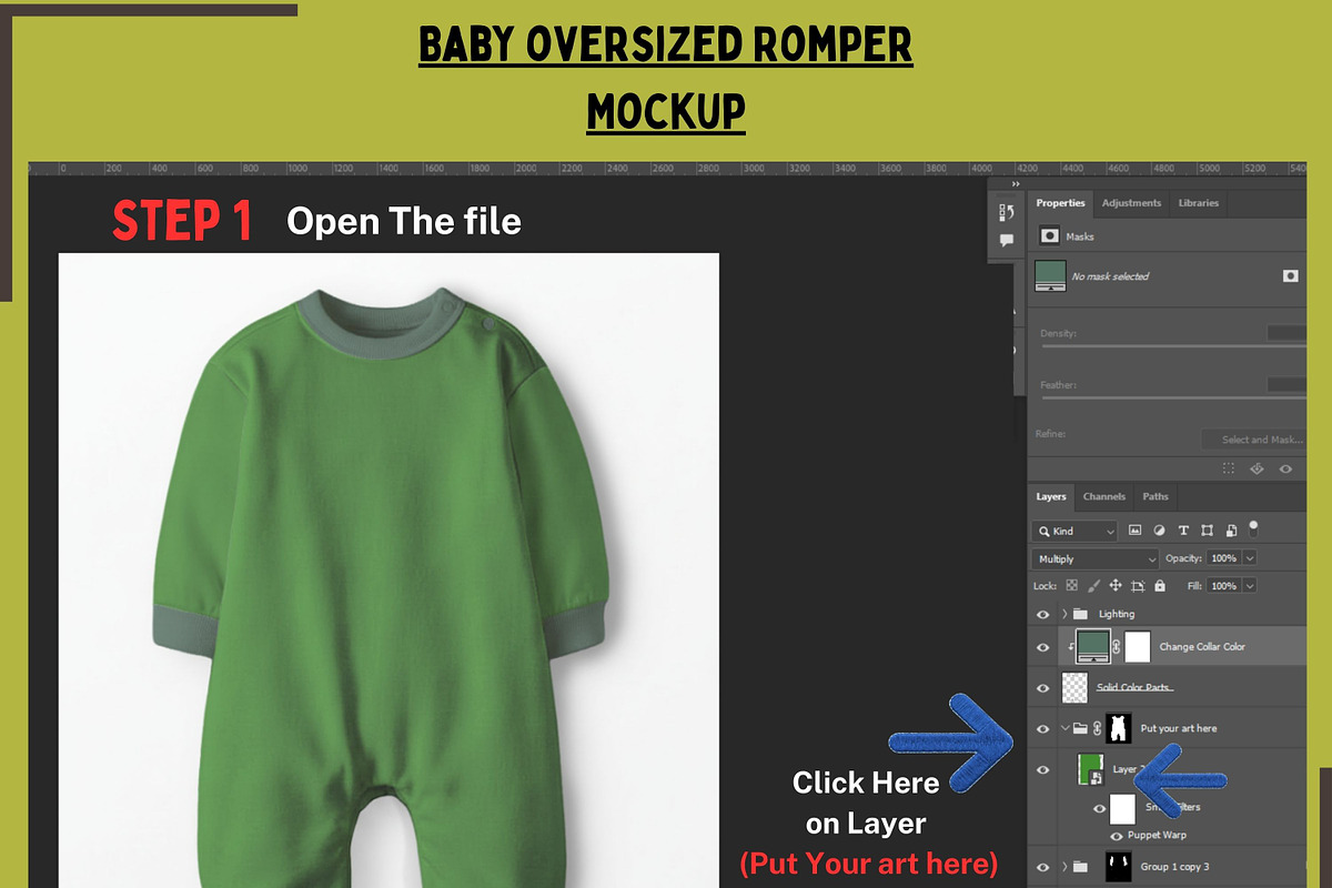 Baby oversized Romper Mockup, a Hoody Mockup by Nora Gad (Photo 2 of 16)