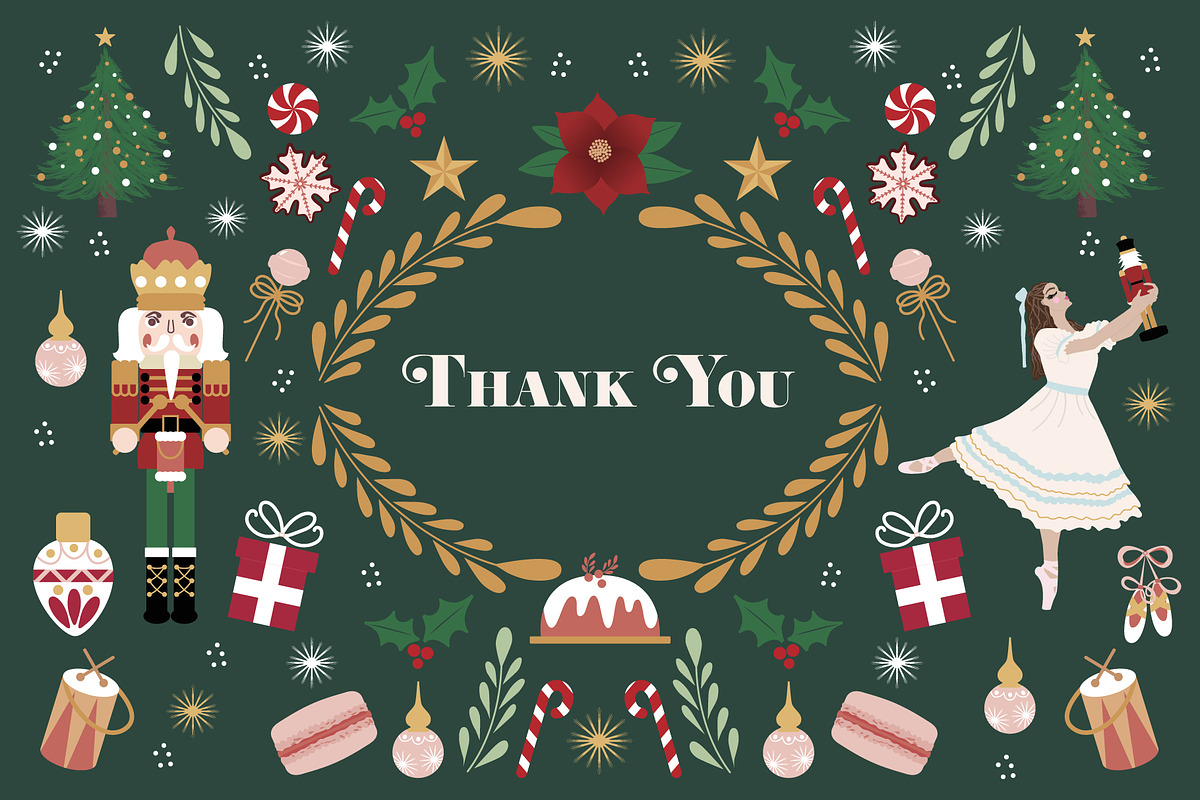 Nutcracker Christmas Clipart, an Illustration by The Audacious Brush (Photo 9 of 9)