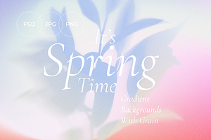 Spring-Grainy Gradient Textures