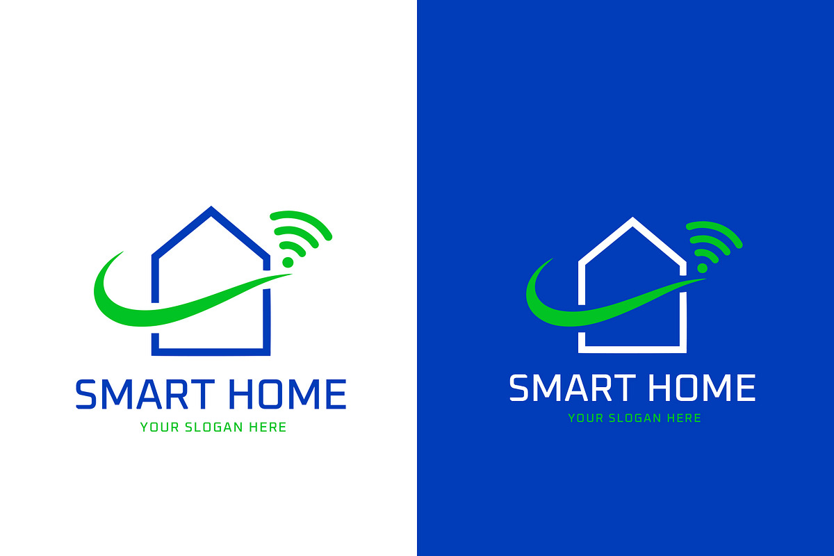 Smart Home Logo Design Template, a Branding & Logo Template by HueNestify (Photo 2 of 3)