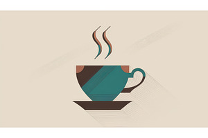 Minimalist geometric illustration of, an Illustration by tilialucida