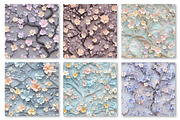 Pastel 3D Floral Trees Digital Paper, a Texture Graphic by Dream Creation (Thumbnail 5 of 6)