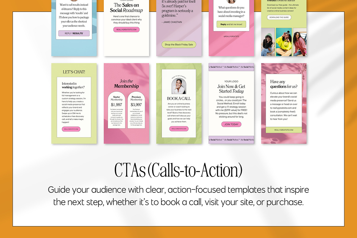 Instagram Story Templates Canva, a Social Media Template by Fallon Gerst (Photo 17 of 27)