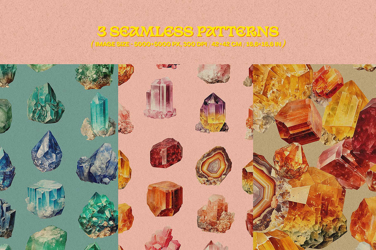 Gemstones and Crystals, an Object Illustration by AI Crafted Magnolia (Photo 16 of 16)