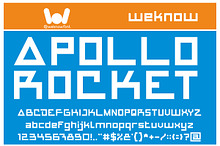 Apollo Rocket font