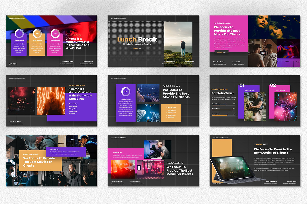 Twist - Movie Studio Keynote, a Presentation Template by Dhabee (Photo 4 of 7)