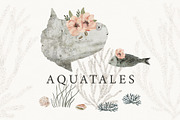 AQUATALES | 170+ elements, an Animal Illustration by Oksana Stepova (Thumbnail 1 of 19)