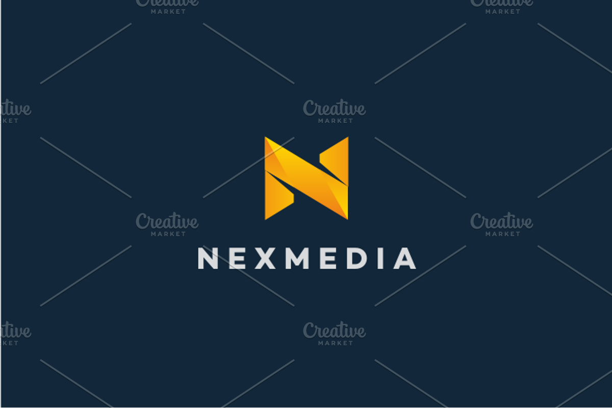 Geometric Letter N Logo Design, a Branding & Logo Template by yopie (Photo 1 of 5)