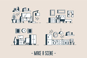 Interior Furniture Icons | 30!, an Icon by MikeHill (Thumbnail 3 of 4)