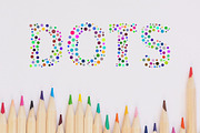 Color Dots Font, a Slab Serif Font by vladocar (Thumbnail 1 of 7)