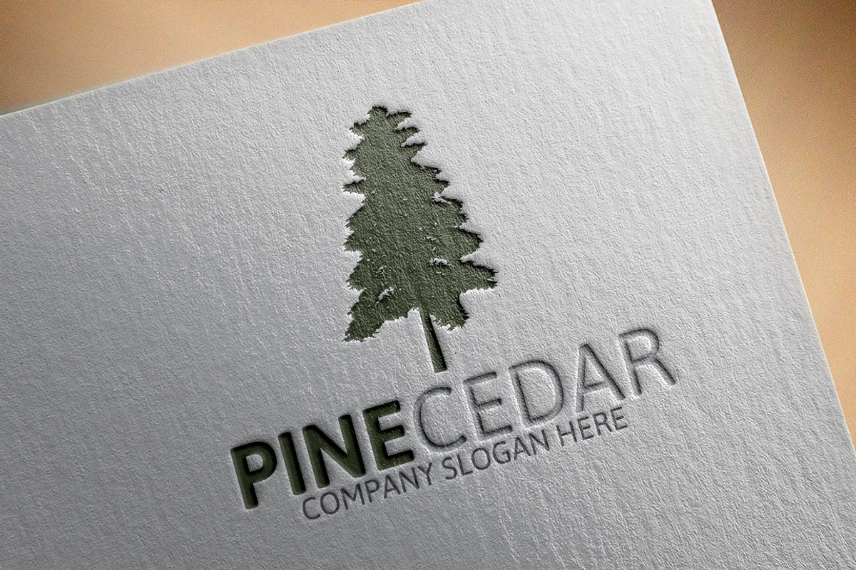 Pine Cedar Tree Logo 10 % discount, a Branding & Logo Template by Josuf Media (Photo 3 of 6)