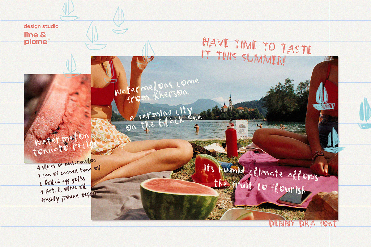 Denny Dra Font - Regular Handwriting, a Handwritten Font by line & plane (Photo 7 of 12)