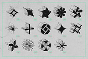 3D Wireframe Isometric Shapes | 1, an Object Graphic by MaximGertsen (Thumbnail 7 of 11)